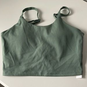 Paragon fitwear crop with built in sports bra size small